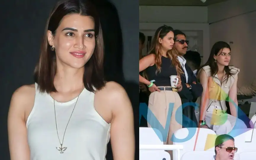 Kriti Sanon Enjoys India vs England Match at Lord’s [Source: @sleepyxoxoheads/X.com]